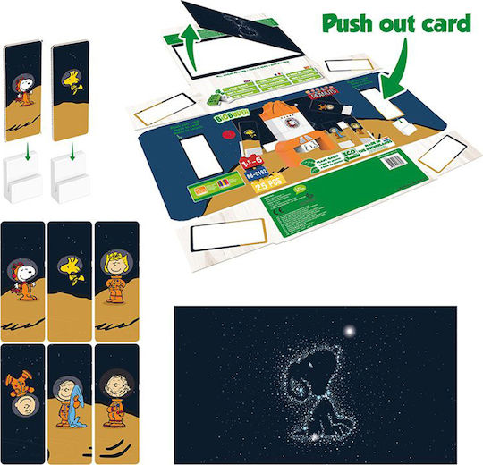 Biobuddi Blocks Snoopy in Space for 1.5 - 6 Years 25pcs