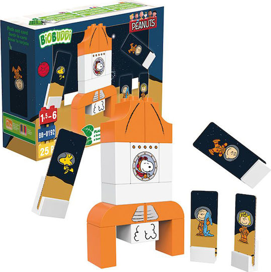 Biobuddi Blocks Snoopy in Space for 1.5 - 6 Years 25pcs
