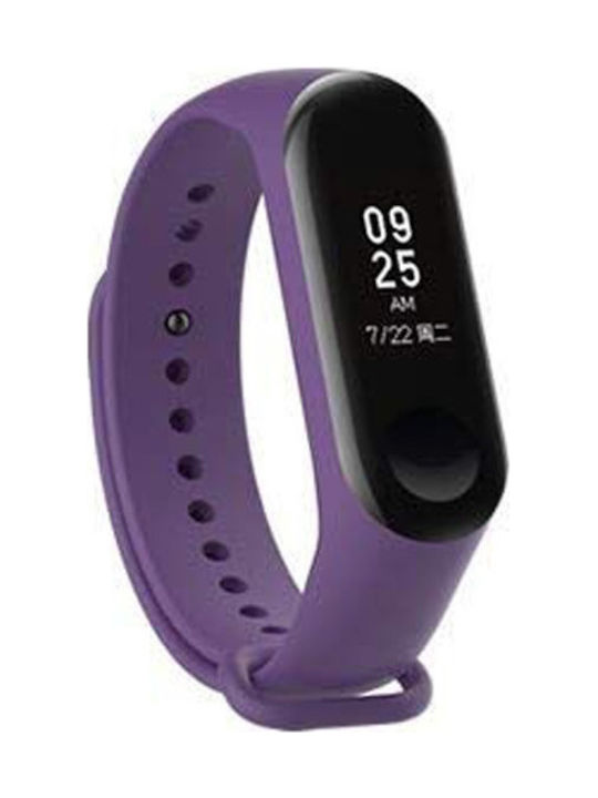 Λουράκι Σιλικόνης Μωβ (Mi Band 3/4)