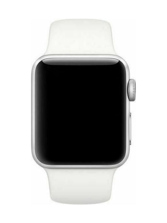 Tech-Protect Icon Strap Silicone with Pin White (Apple Watch 42/44/45mm)