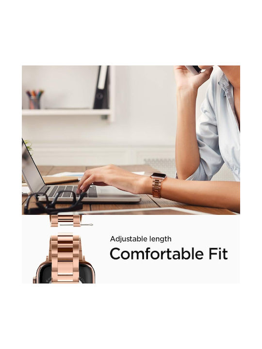 Spigen Modern Fit Armband Rostfreier Stahl Rose Gold (Apple Watch 38/40/41)