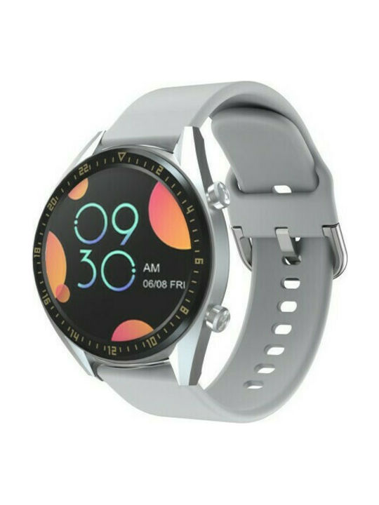 Armband Silikon mit Pin Gray (Huawei Watch GT/GT Pro 2/3/4/5 / Ultimate 46mm)