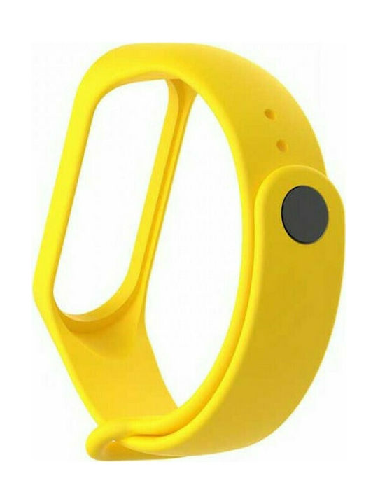 Strap Silicone with Pin Yellow (Mi Smart Band 5/Mi Smart Band 6)