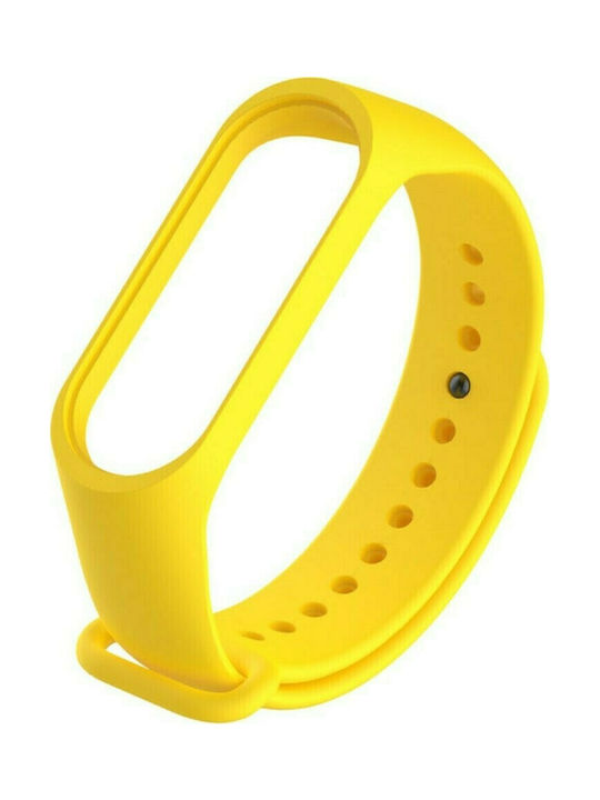 Strap Silicone with Pin Yellow (Mi Smart Band 5/Mi Smart Band 6)