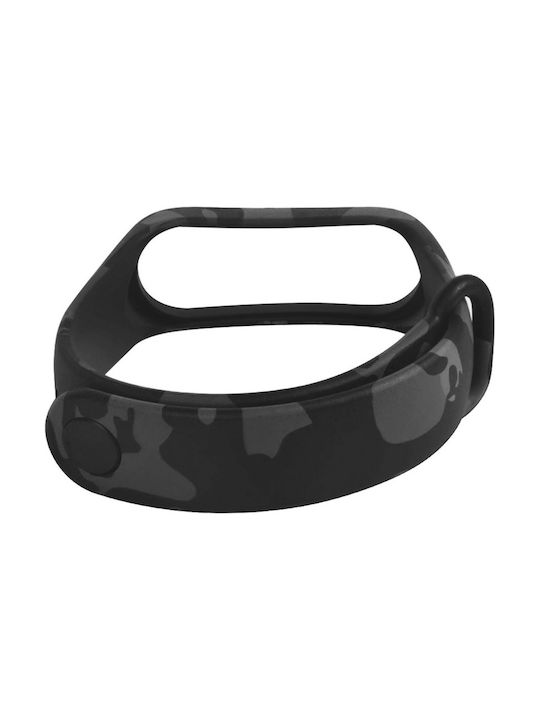 Λουράκι Σιλικόνης Camouflage Grey (Mi Band 3/Mi Smart Band 4)
