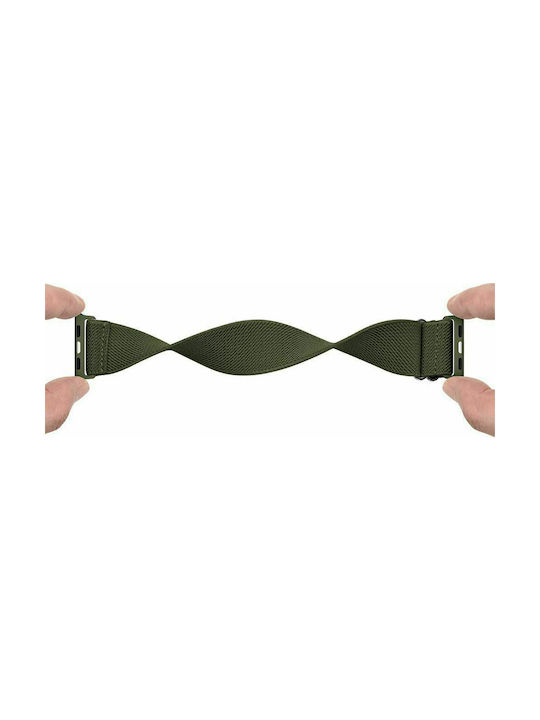 Tech-Protect Mellow Strap Fabric Green (Apple Watch 44/45/46mm/Ultra 49mm)