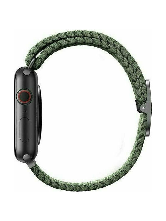 Uniq Aspen Braided Λουράκι Υφασμάτινο Cypress Green (Apple Watch 38/40/41mm)