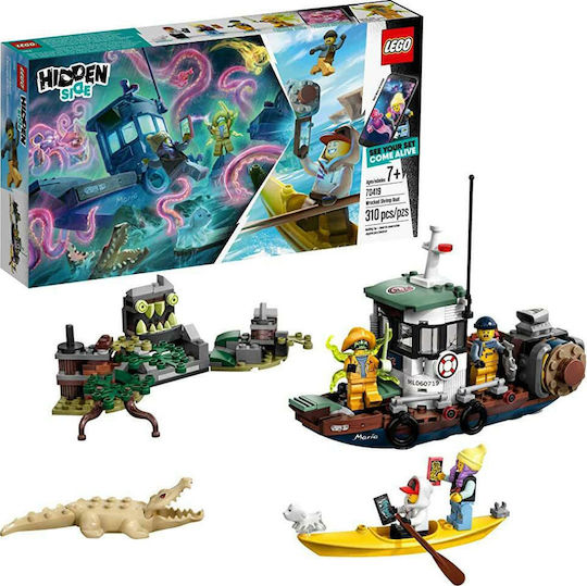 LEGO Partea Ascunsă Barcă Distrusă Cu Creveți Pentru 7+ Ani