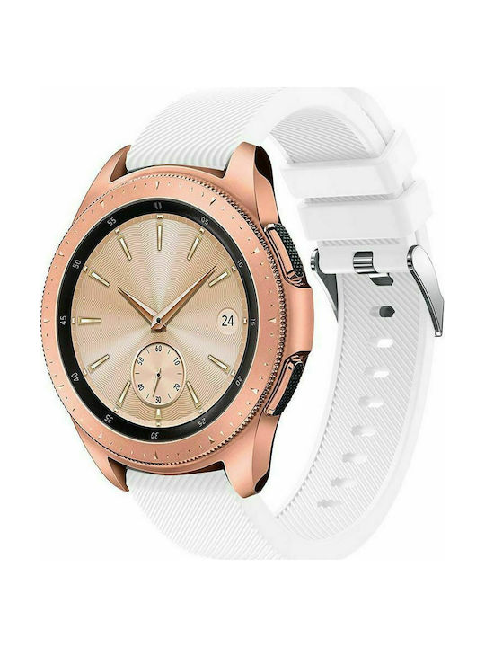 QuickFit Softband Curea Silicon Alb (Galaxy Watch 42mm - Ceas Galaxy 42mm)