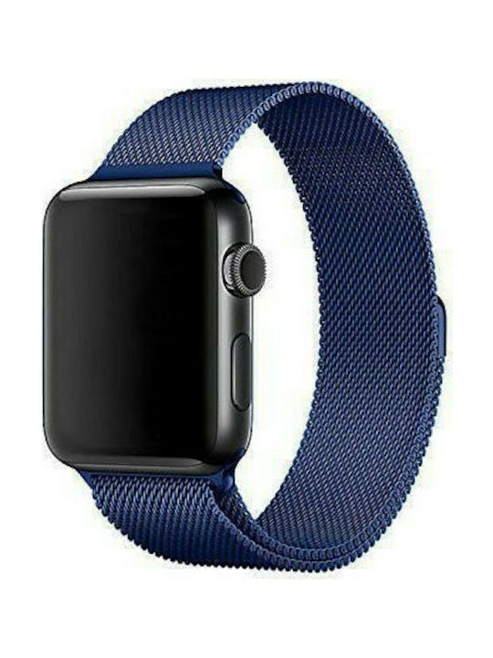 QuickFit Strap Stainless Steel Blue (Apple Watch 38/40/41/42mm)