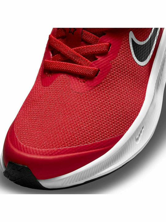Star Runner Star Runner 3 Kids Sports Shoes Running with Hoop & Loop Closure University Red / Black Gym Red