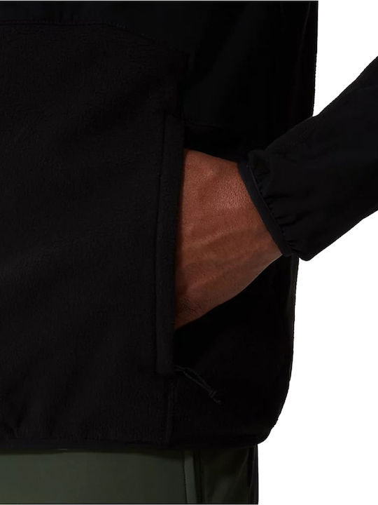 Glacier Pro Geacă fleece pentru bărbați cu fermoar Negru