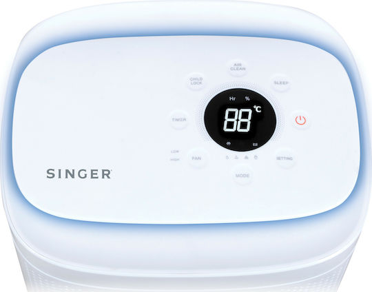 Singer SmartIon Αφυγραντήρας με Συμπιεστή και Ιονιστή 10lt