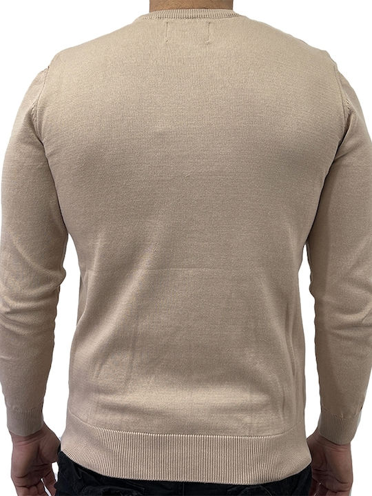 Dors Men's Long Sleeve Sweater Beige