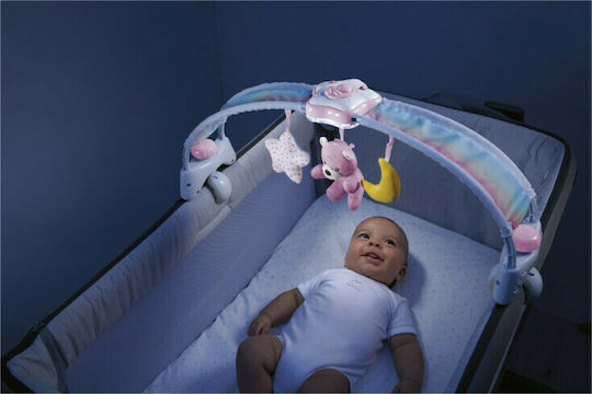 Chicco Bar Light Toy for Cot with Music First Dreams 2 In 1 Rainbow Sky Pink