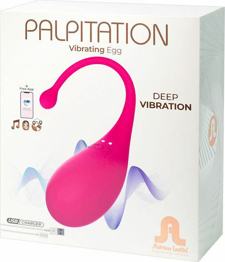 Adrien Lastic Palpitation Mini Δονητής Egg Vibrating Egg 18cm Ροζ