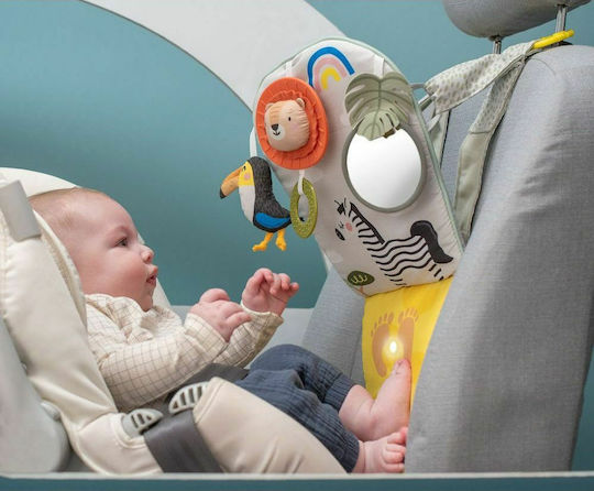 Taf Toys Pendant Toy for Car with Teether and Mirror Play & Kick Savannah