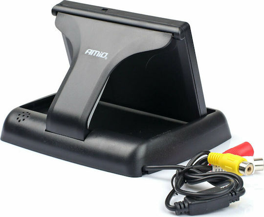 AMiO Ecran 4.3" Cameră Marșarier Pe Tabloul De Bord Auto Rabatabil
