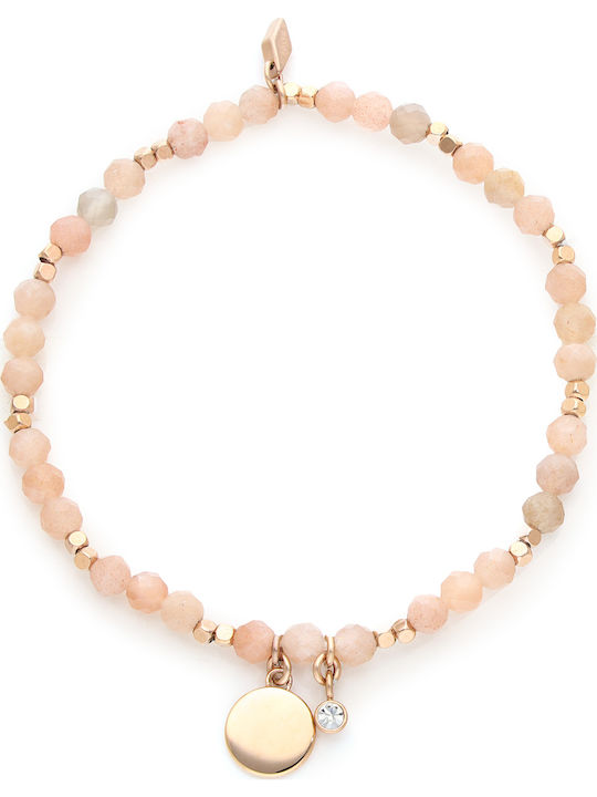 Fossil Georgia Moonstone Women's Gold Plated Bracelet 18cm