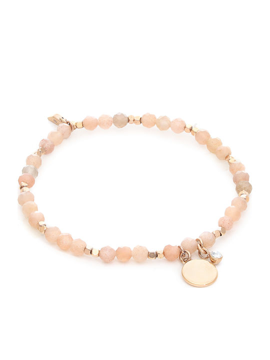 Fossil Georgia Moonstone Women's Gold Plated Bracelet 18cm