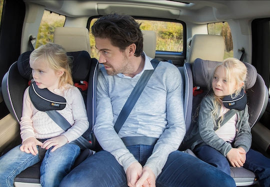 BeSafe iZi Flex FIX Детско Столче за Кола High-back Booster i-Размер с Isofix Metallic Melange 15-36 кг