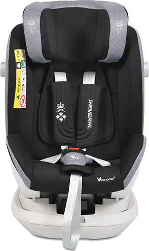 Cangaroo 0-1-2-3 Καθισματάκι Αυτοκινήτου i-Size με Isofix General Black 0-36 kg