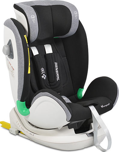 Cangaroo 0-1-2-3 Καθισματάκι Αυτοκινήτου i-Size με Isofix General Black 0-36 kg