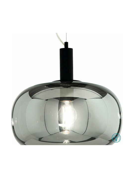 Ondaluce Pendant Light Black with Socket E27 20cm