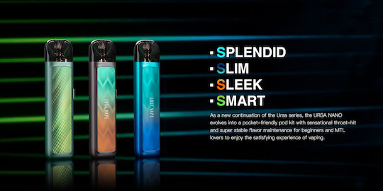 Lost Vape Ursa Nano Комплект капсули 2.5мл с Вградена Батерия 800mAh Тихоокеанско синьо