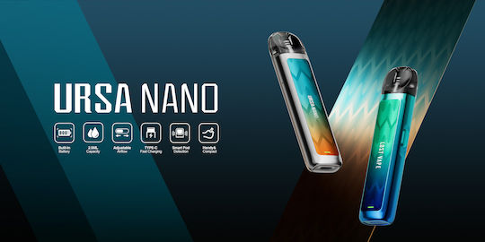 Lost Vape Ursa Nano Комплект капсули 2.5мл с Вградена Батерия 800mAh Тихоокеанско синьо