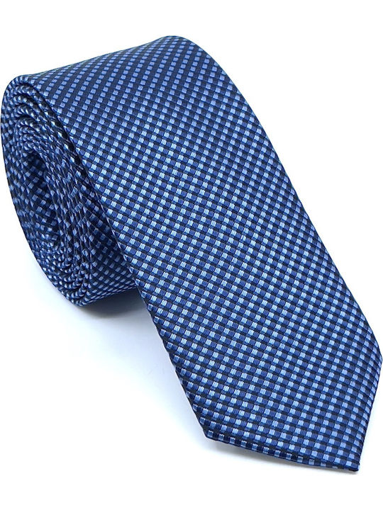 Legend Accessories Men's Tie Set Synthetic Printed In Blue Colour