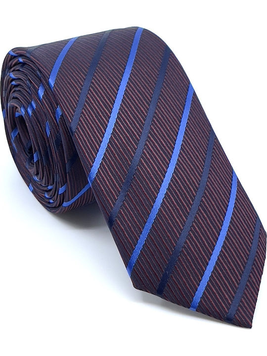 Legend Accessories Set de Cravată pentru Bărbați Sintetic Tipărit în Culorea Burgundy