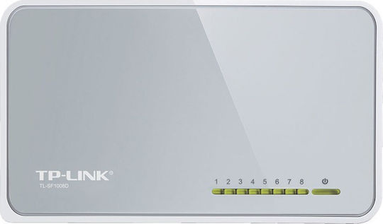 TP-LINK TL-SF1008D v11 Unmanaged L2 Switch με 8 Θύρες Ethernet