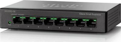 Cisco SG110D-08 Unmanaged L2 Switch με 8 Θύρες Gigabit (1Gbps) Ethernet