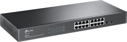 TP-LINK TL-SG2218 Managed L2 Switch with 16 Ethernet Ports and 2 SFP Ports