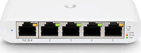 Ubiquiti UniFi USW-Flex Managed L2 PoE Switch με 5 Θύρες Gigabit (1Gbps) Ethernet
