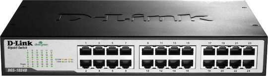 D-Link DGS-1024D Unmanaged L2 Switch with 24 Gigabit (1Gbps) Ethernet Ports