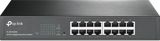 TP-LINK TL-SG1016DE Managed L2 Switch with 16 Gigabit (1Gbps) Ethernet Ports