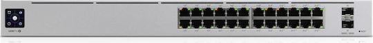 Ubiquiti UniFi Pro 24 POE Gen2 Managed L3 PoE+ Switch with 24 Gigabit (1Gbps) Ethernet Ports and 2 SFP Ports