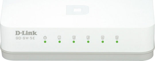 D-Link GO-SW-5E Unmanaged L2 Switch με 5 Θύρες Ethernet