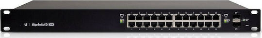 Ubiquiti EdgeSwitch 24 250W Managed L2 / L3 PoE+ Switch with 24 Gigabit (1Gbps) Ethernet Ports and 2 SFP Ports
