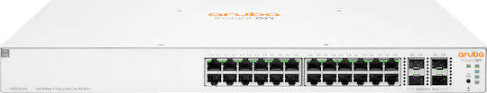 Aruba Instant On 1930 Управление на L2 PoE+ Switch с 24 Портове Гигабитови (1Gbps) Ethernet и 4 SFP Портове