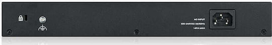 Zyxel GS1900-24EP v1 Verwalteter L2 PoE+ Schalter mit 24 Gigabit (1Gbps) Ethernet-Verbindungen