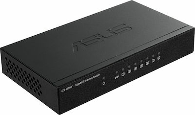 Asus GX-U1081 Managed L2 Switch με 8 Θύρες Gigabit (1Gbps) Ethernet