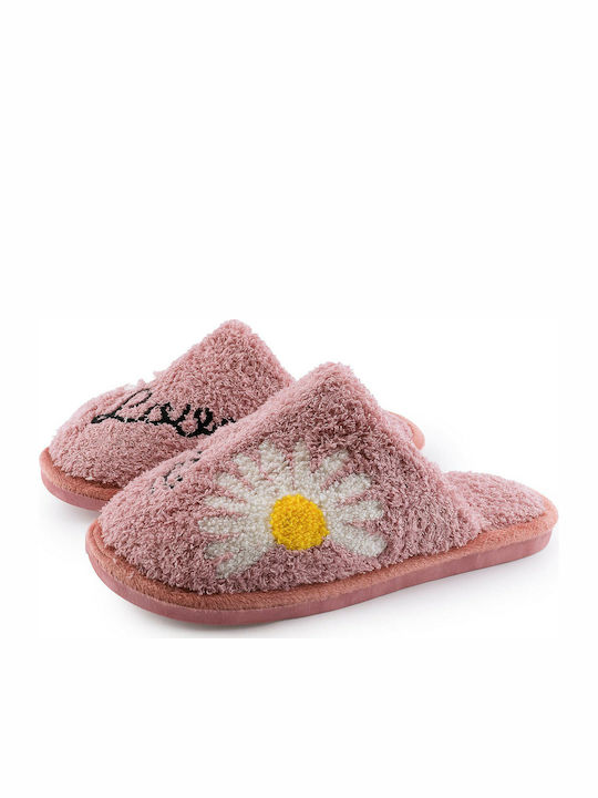 Love4shoes 110DMD Women's Slipper In Pink Colour