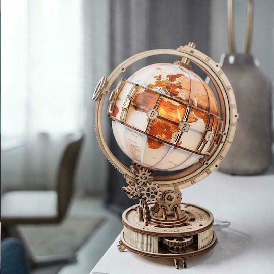 Robotime Παιχνίδι Κατασκευών Ξύλινo Luminous Globe για Παιδιά 14+ Ετών