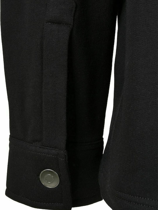 TB4420 Langärmeliges Baumwollhemd Schwarz