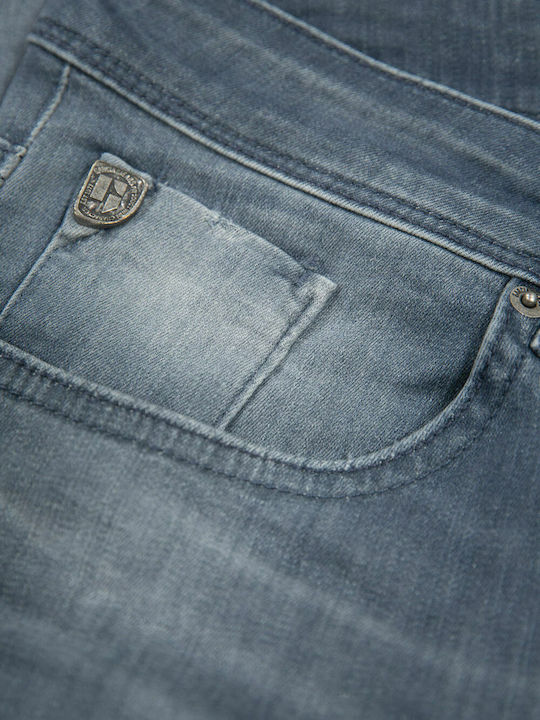 Pantaloni bărbătești cu fermoar cu fermoar în croială skinny Garcia Jeans (GS110257-BRANDO-3925-MEDIUM-USED-BLUE)