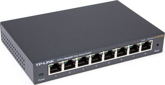 TP-LINK TL-SG108E Unmanaged L2 Switch with 8 Gigabit (1Gbps) Ethernet Ports