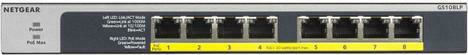 NetGear GS108LP Unmanaged L2 PoE+ Switch με 8 Θύρες Ethernet